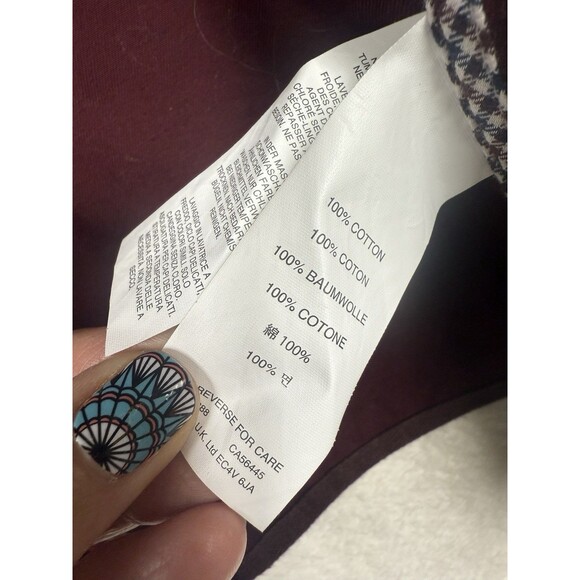 J. Crew Womens Size XS Deep Burgundy The Downtown Field Jacket Style 19034 - Picture 7 of 8